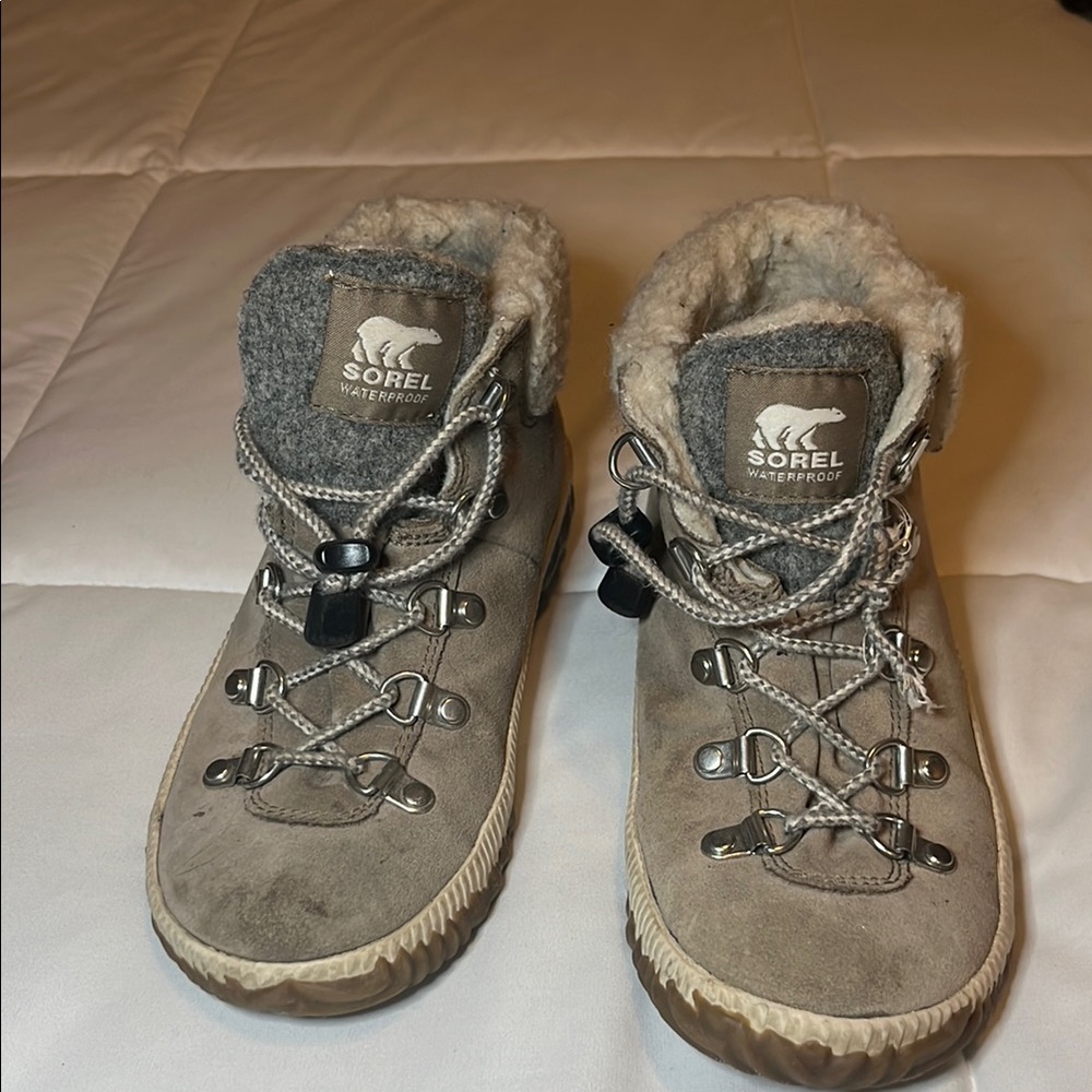 Sorel Kids Waterproof Gray Boots